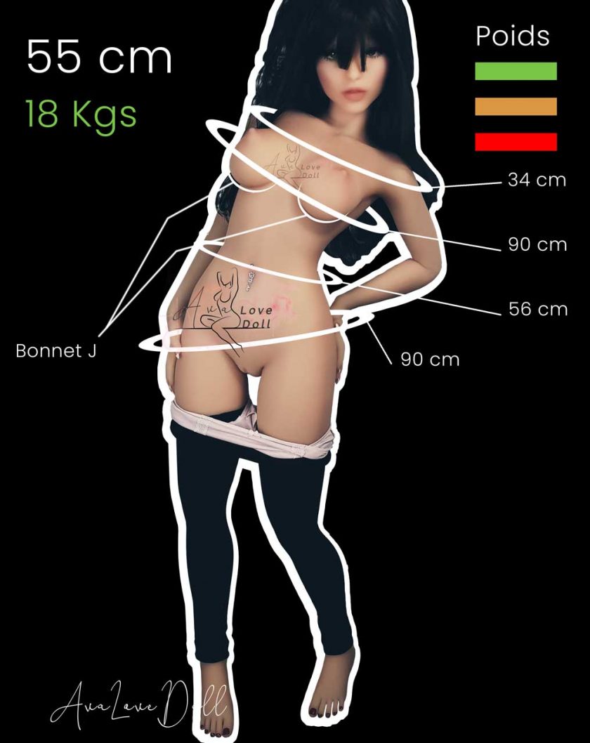 Buste sexuel-Silicone-Sino-Doll-55-cm-Bonnet-J-sans-bras