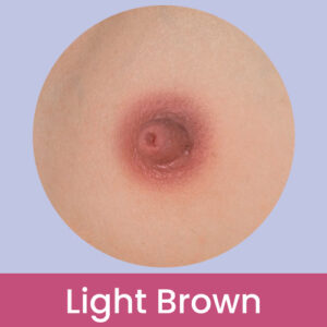 Areolas color light brown