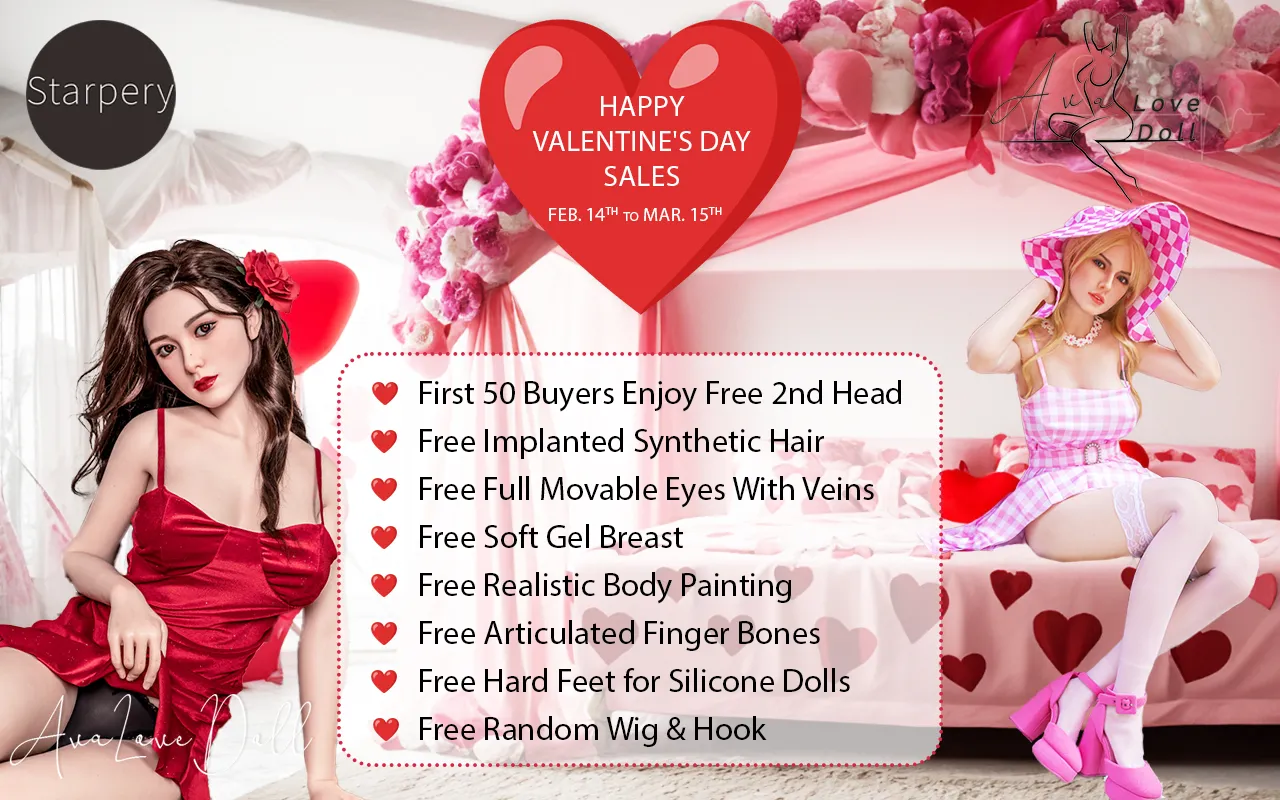 Starpery Silicone Doll Promotion Valentin's Day 2024