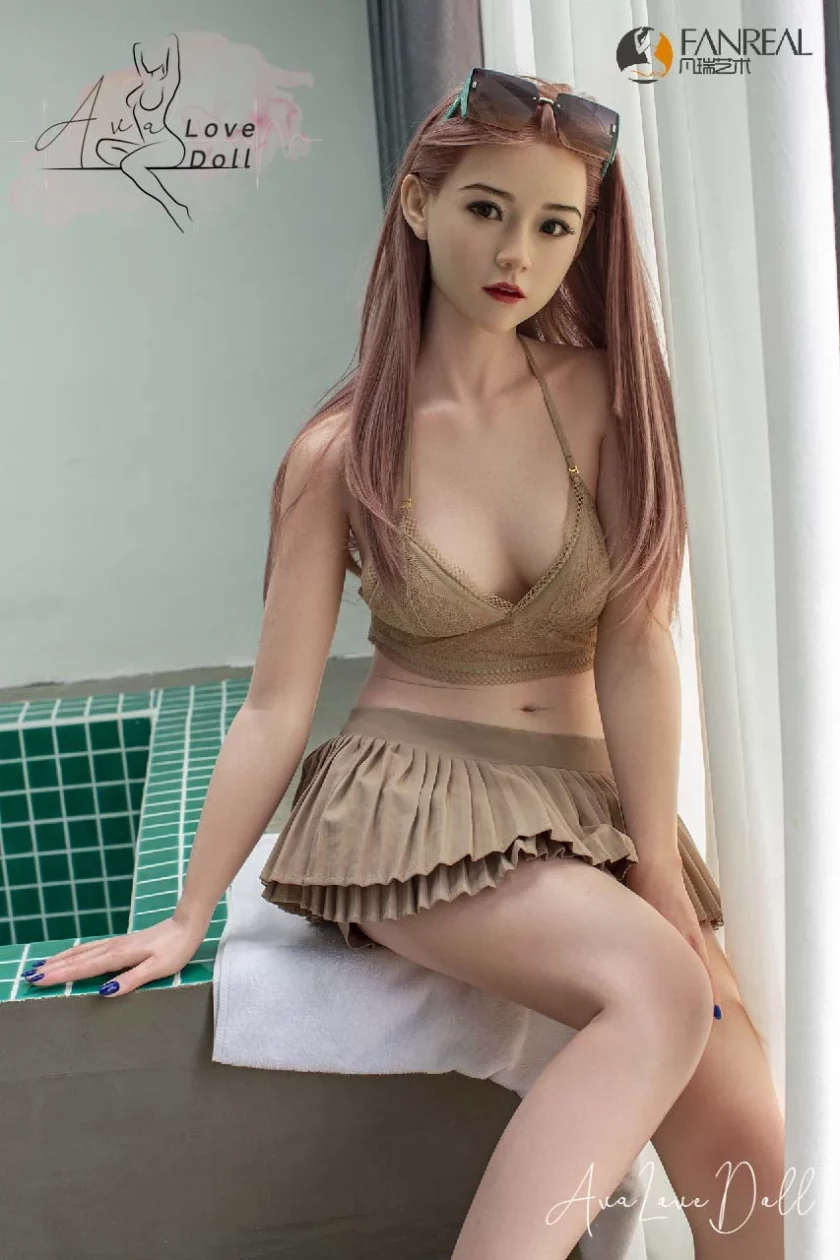 FanReal Silicone Doll 158 cm A Cup Head Qian